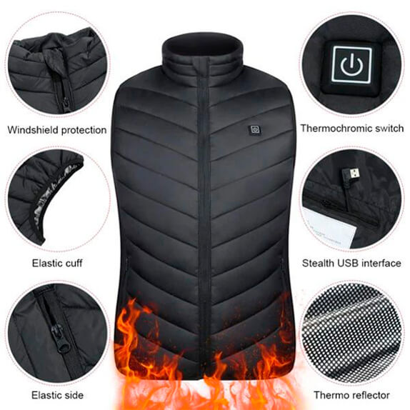 Unisex Verwarmde Bodywarmer 1+1 GRATIS - HeatGuard