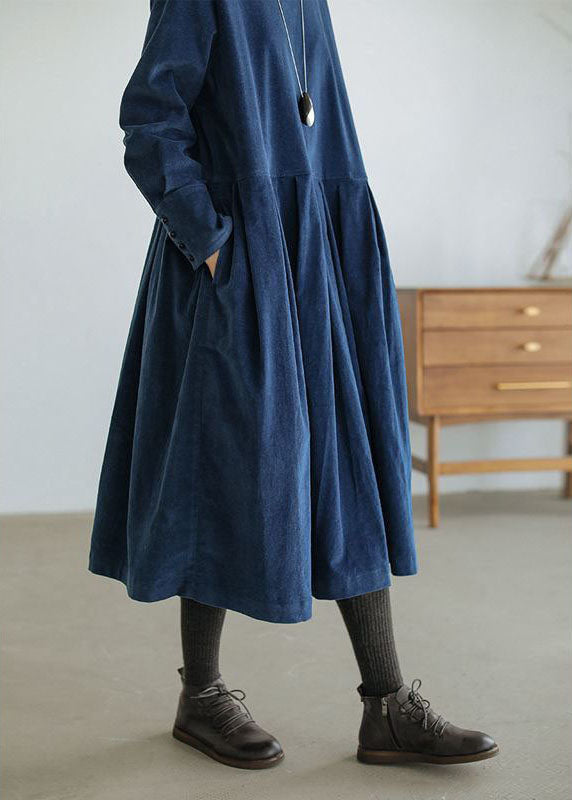 Corduroy Herfst/Winter Jurk - Emilia