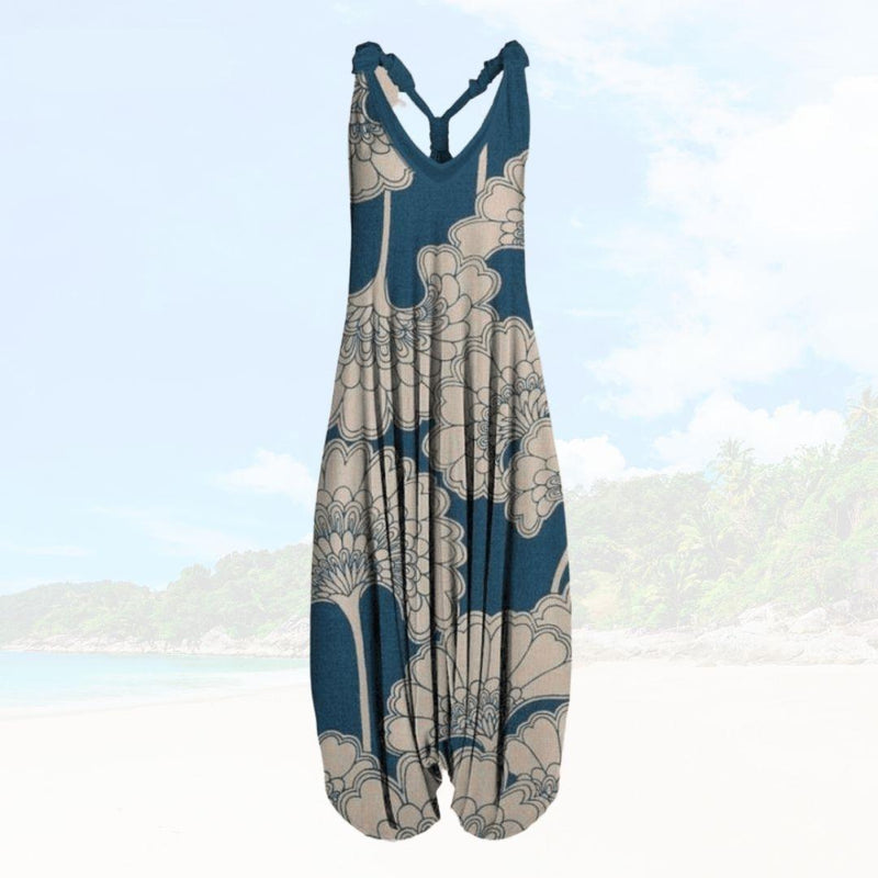 Zomerse Dames Jumpsuit met Losse Pasvorm – Elenya