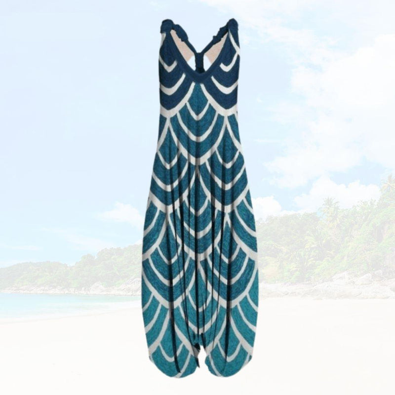 Zomerse Dames Jumpsuit met Losse Pasvorm – Elenya