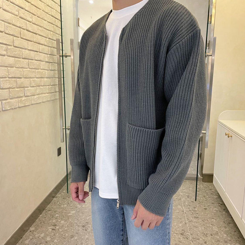 Trendy Herenvest met Rits - Lorenzo