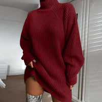 Comfortabele Coltrui Jurk - Celeste