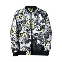 Heren Bomberjack met Abstracte Print - Enzo