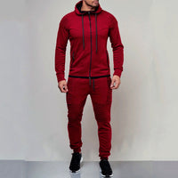 LoungeFlex Dres treningowy | Modny i odważny dres treningowy z kapturem