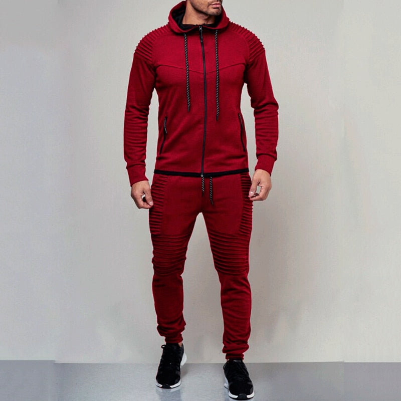 LoungeFlex Dres treningowy | Modny i odważny dres treningowy z kapturem