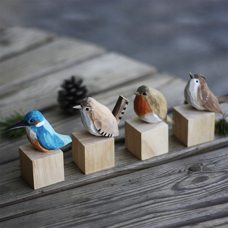 Handgemaakte Houten Vogels - AuriBirds