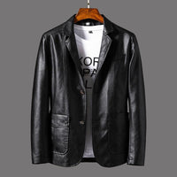 Heren Leren Blazer – Leonardo