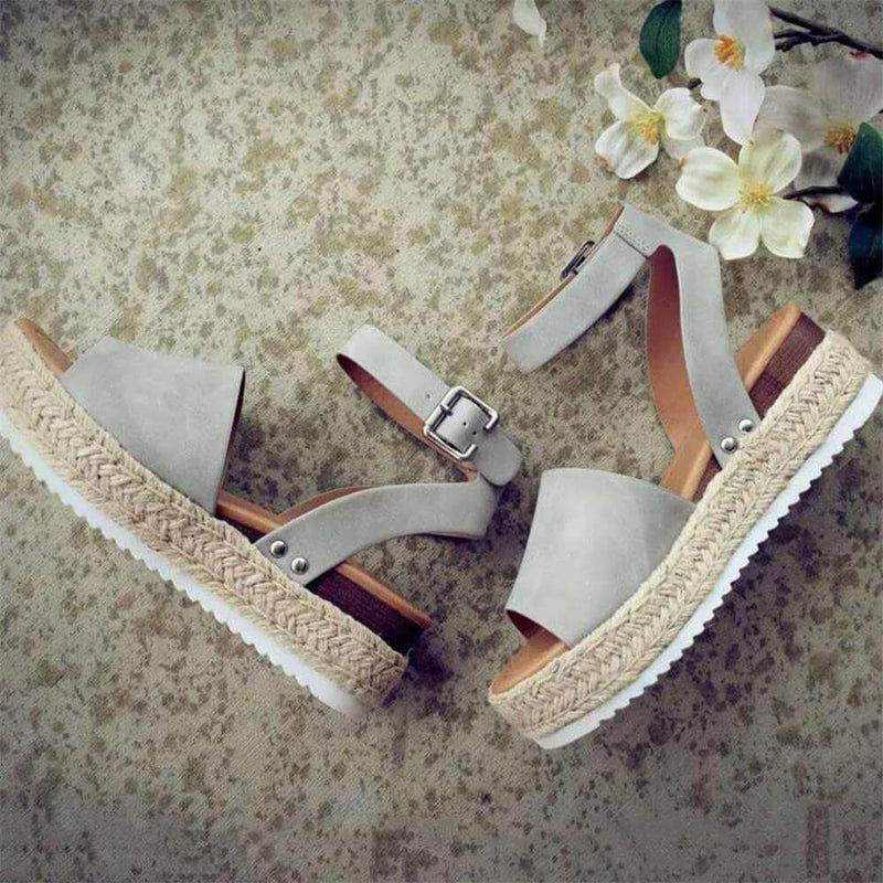 Trendy Dames Espadrille Zomersandalen – Liv
