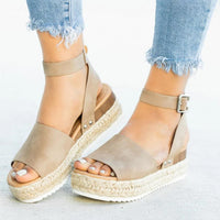 Trendy Dames Espadrille Zomersandalen – Liv
