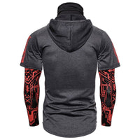 Heren-Hoodie met geïntegreerde Skull-Masker – Herfst-Editie ShadowX