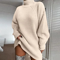 Comfortabele Coltrui Jurk - Celeste