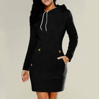 Hoody Sweatjurk met Zakken - Isabella
