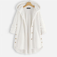 Trendy Gesneden Fleecejas met Capuchon - FleeceLux