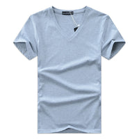 Slim Fit V-hals T-shirt heren – Jonas
