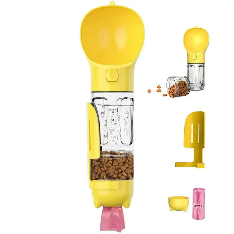 3-in-1 Draagbare Waterfles voor Huisdieren - PawHydrate Pro