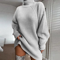 Comfortabele Coltrui Jurk - Celeste