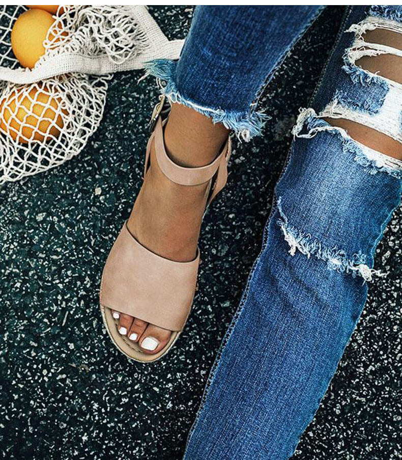 Trendy Dames Espadrille Zomersandalen – Liv