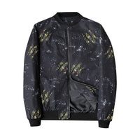 Heren Bomberjack met Abstracte Print - Enzo