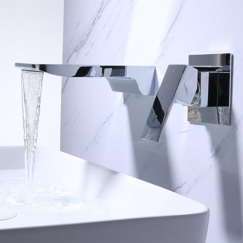 Sensor Wandkraan met Watervaluitloop – Fluxis