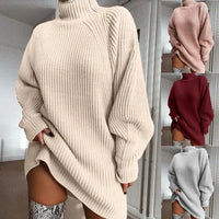 Comfortabele Coltrui Jurk - Celeste