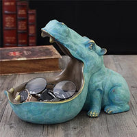 Decoratieve Nijlpaard Bureau Opbergdoos - HippoStash