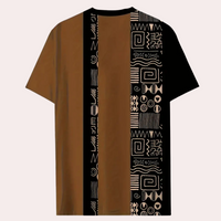 Casual T-Shirt met Kleurblokken voor Heren - Milo