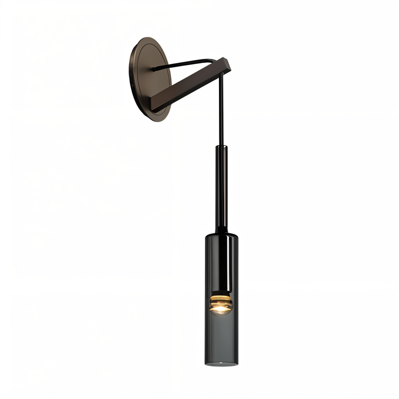Minimalistische Wandlamp met Rookglas – Orvane