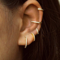 Sprankelende Pave Oorbellen - Lumina