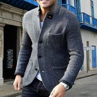 Gebreide Heren Cardigan met Knopen - Sven