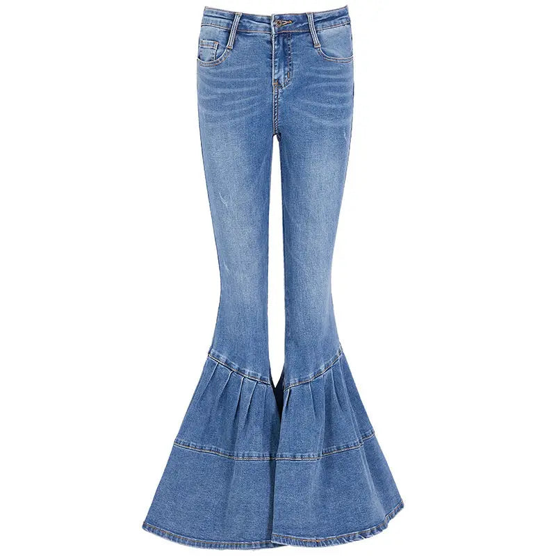 Hoge Taille Flared Jeans - Mia