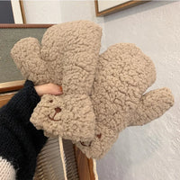 Zachte Dames Teddy Wanten - Mila