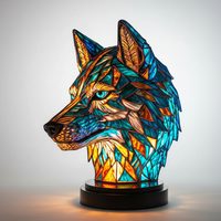Kunstvolle Tischlampe - AnimalGlow
