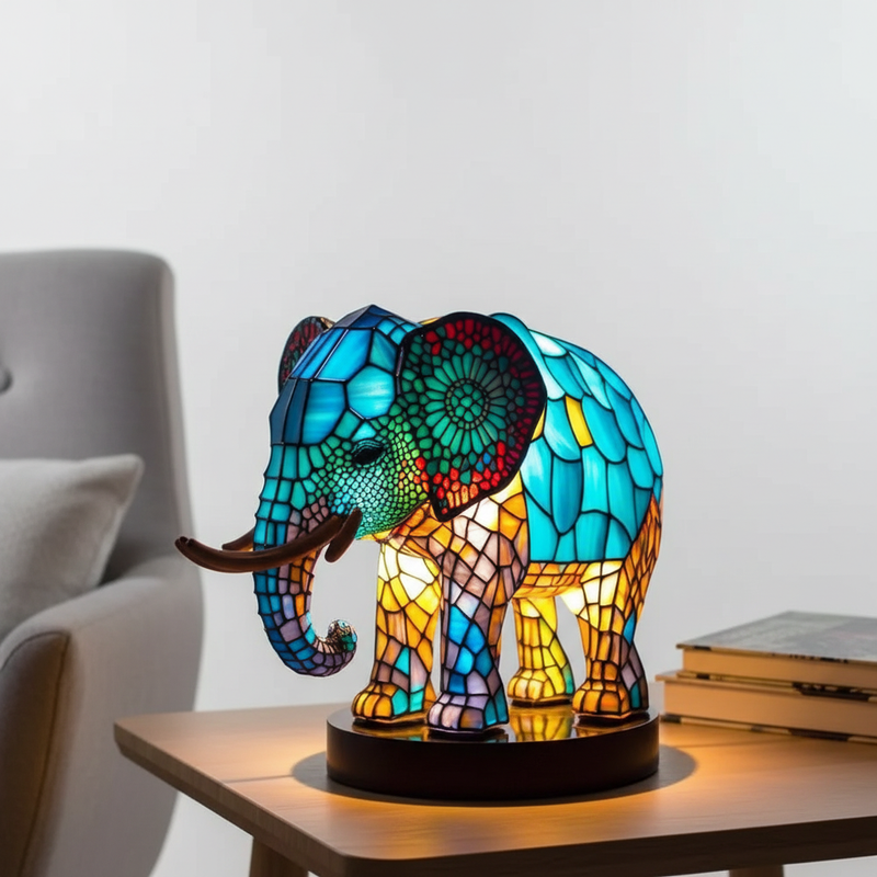Kunstvolle Tischlampe - AnimalGlow