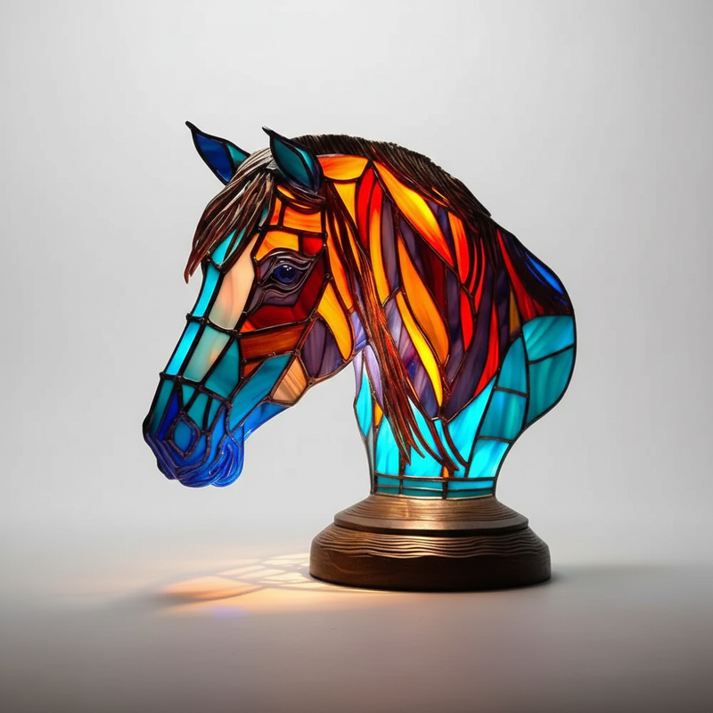 Kunstvolle Tischlampe - AnimalGlow
