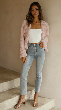 Luxe Dames Crop Jasje - Veloura