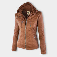 Leren Dames Zomerjas - Amara