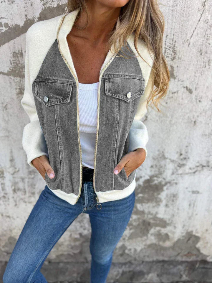 Trendy Denim Jasje - Isaline
