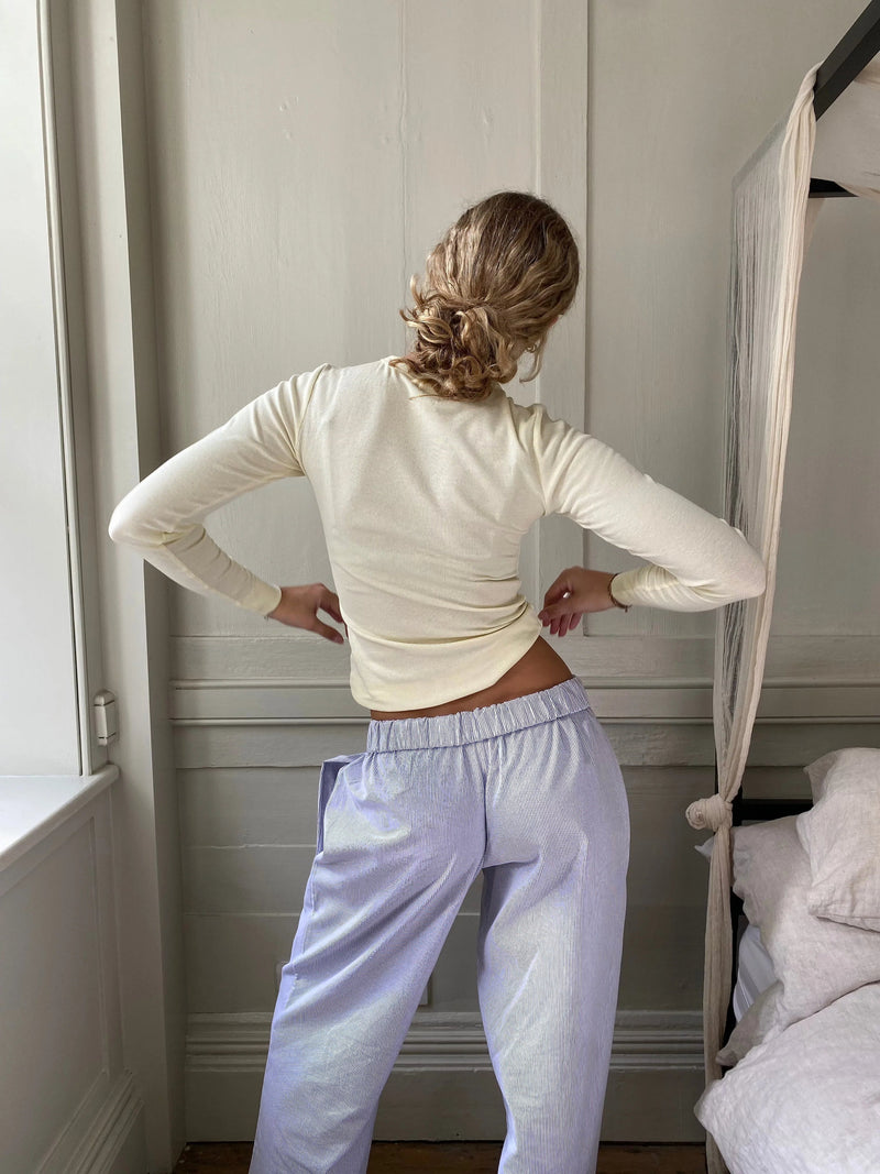 Dames Loungebroek met Streepdesign – Elvira