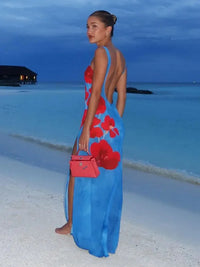 Luchtige lange zomer-maxi-jurk met een vloeiende silhouet – Zelda