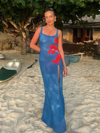 Luchtige lange zomer-maxi-jurk met een vloeiende silhouet – Zelda