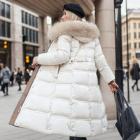 Luxe Faux Fur Winterjas voor Vrouwen - Amara