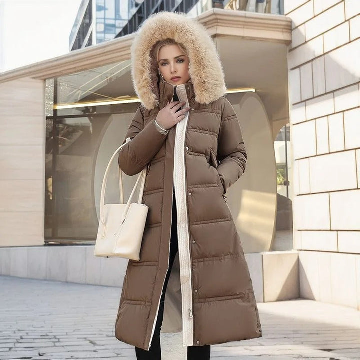 Luxe Faux Fur Winterjas voor Vrouwen - Amara