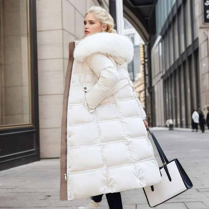 Luxe Faux Fur Winterjas voor Vrouwen - Amara
