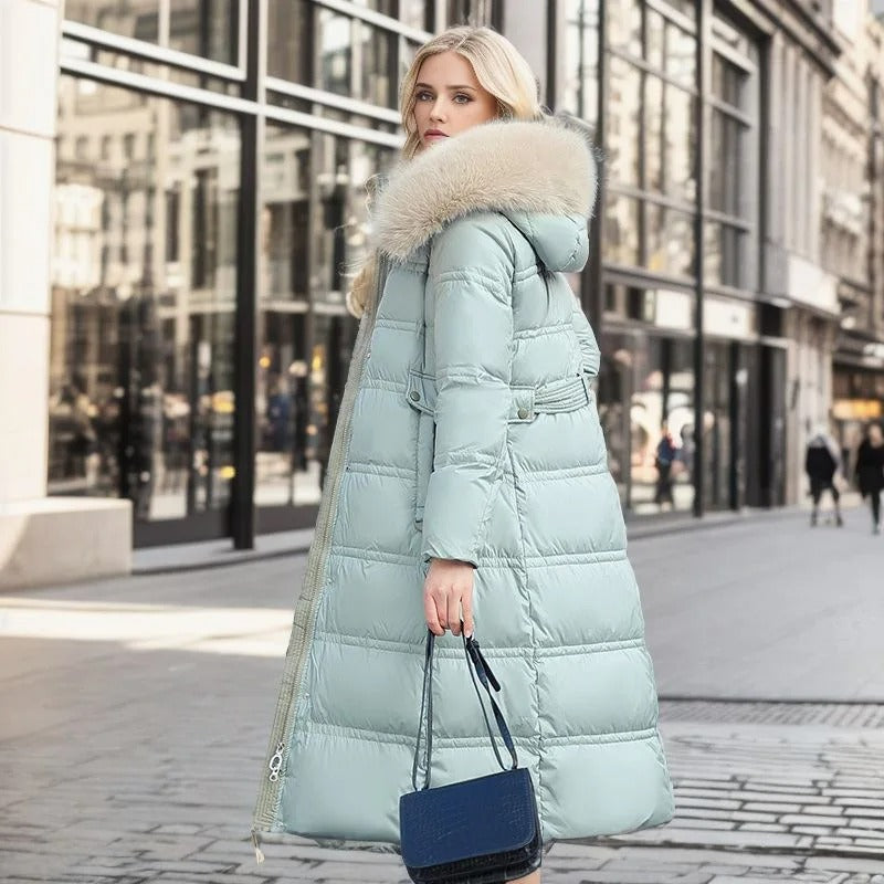 Luxe Faux Fur Winterjas voor Vrouwen - Amara