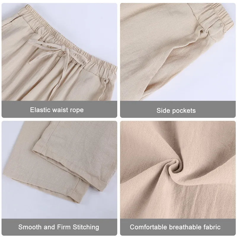 Vardi Dante™ lniane spodnie | oddychające i wygodne