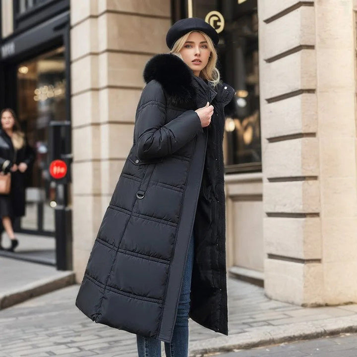 Luxe Faux Fur Winterjas voor Vrouwen - Amara