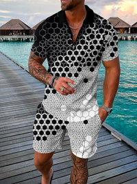 Tweedelige Heren Zomerset met Polo en Shorts – Damon