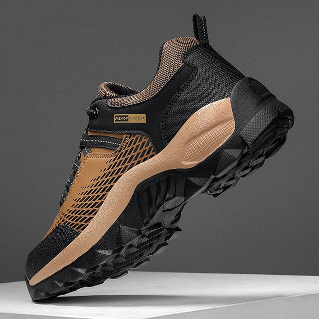 Outdoor Comfort Heren Wandelschoenen met Brede Neus - Victor