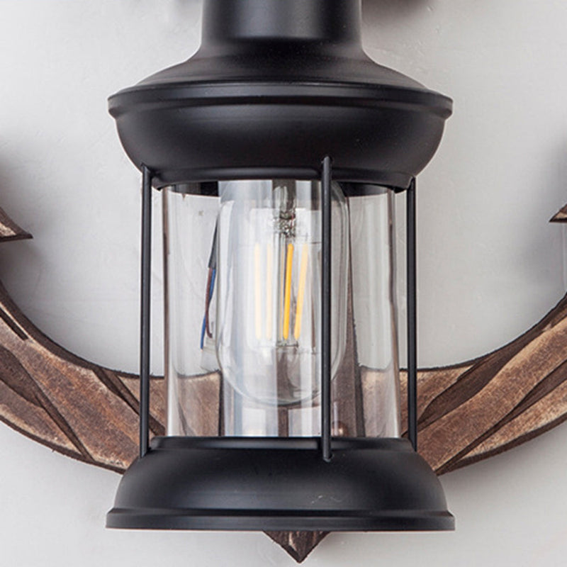 Houten Anker LED Wandlamp – Nautica