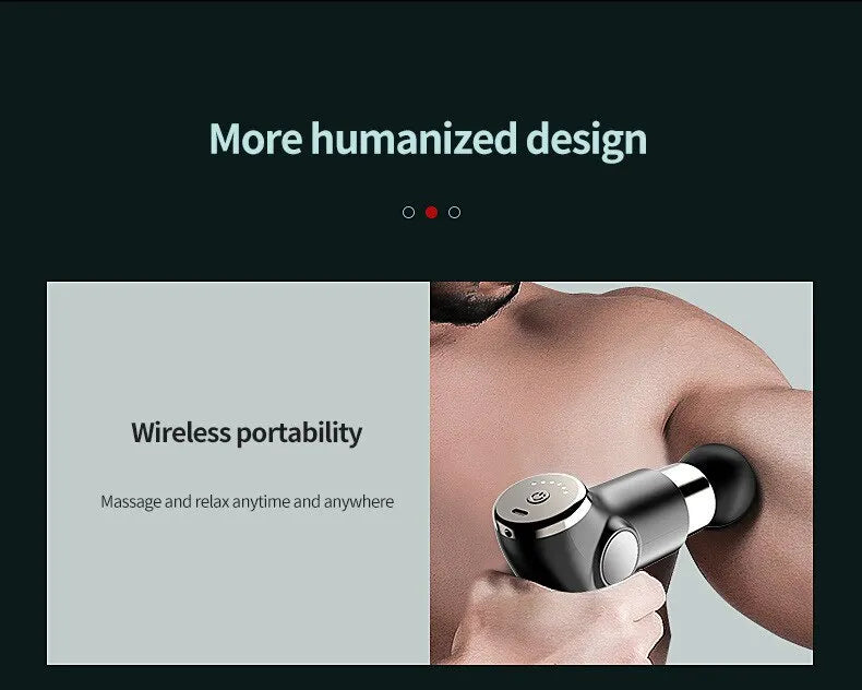 Vardi Dante™ Pistolet do masażu | Przenośne urządzenie do masażu wibracyjnego w formie pistoletu